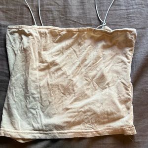 Fitted crop top tank top